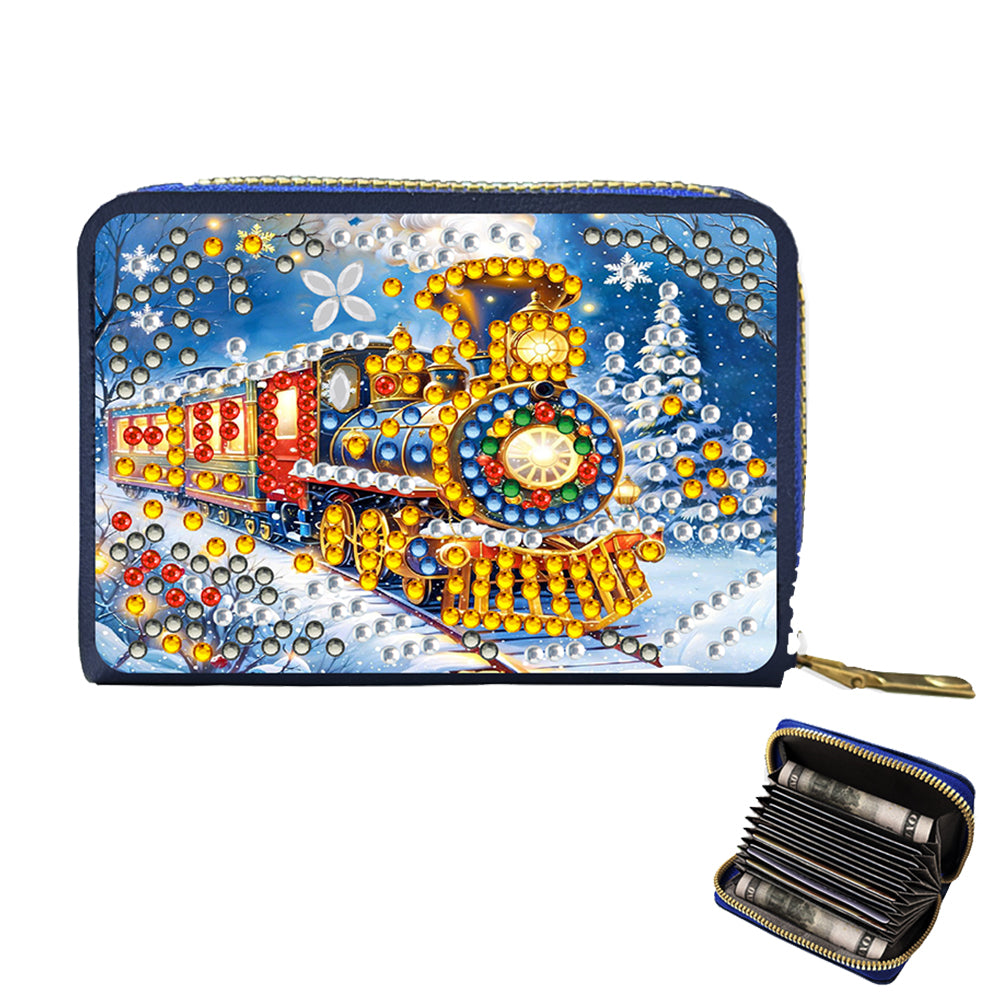 DIY Diamond Art Diamond Dot Card Pack 5D Diamond Painting Coin Pouch Craft Gift