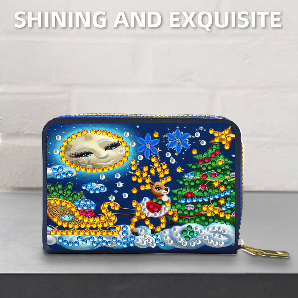 DIY Diamond Art Diamond Dot Card Pack 5D Diamond Painting Coin Pouch Craft Gift