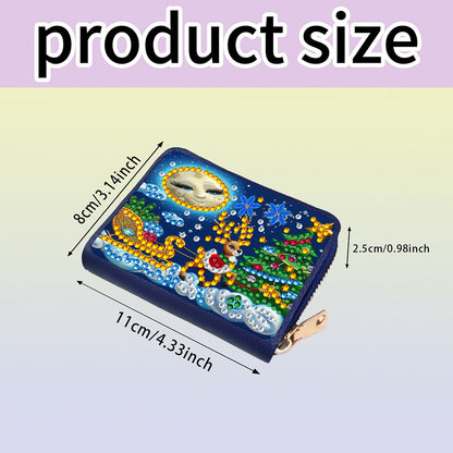 DIY Diamond Art Diamond Dot Card Pack 5D Diamond Painting Coin Pouch Craft Gift