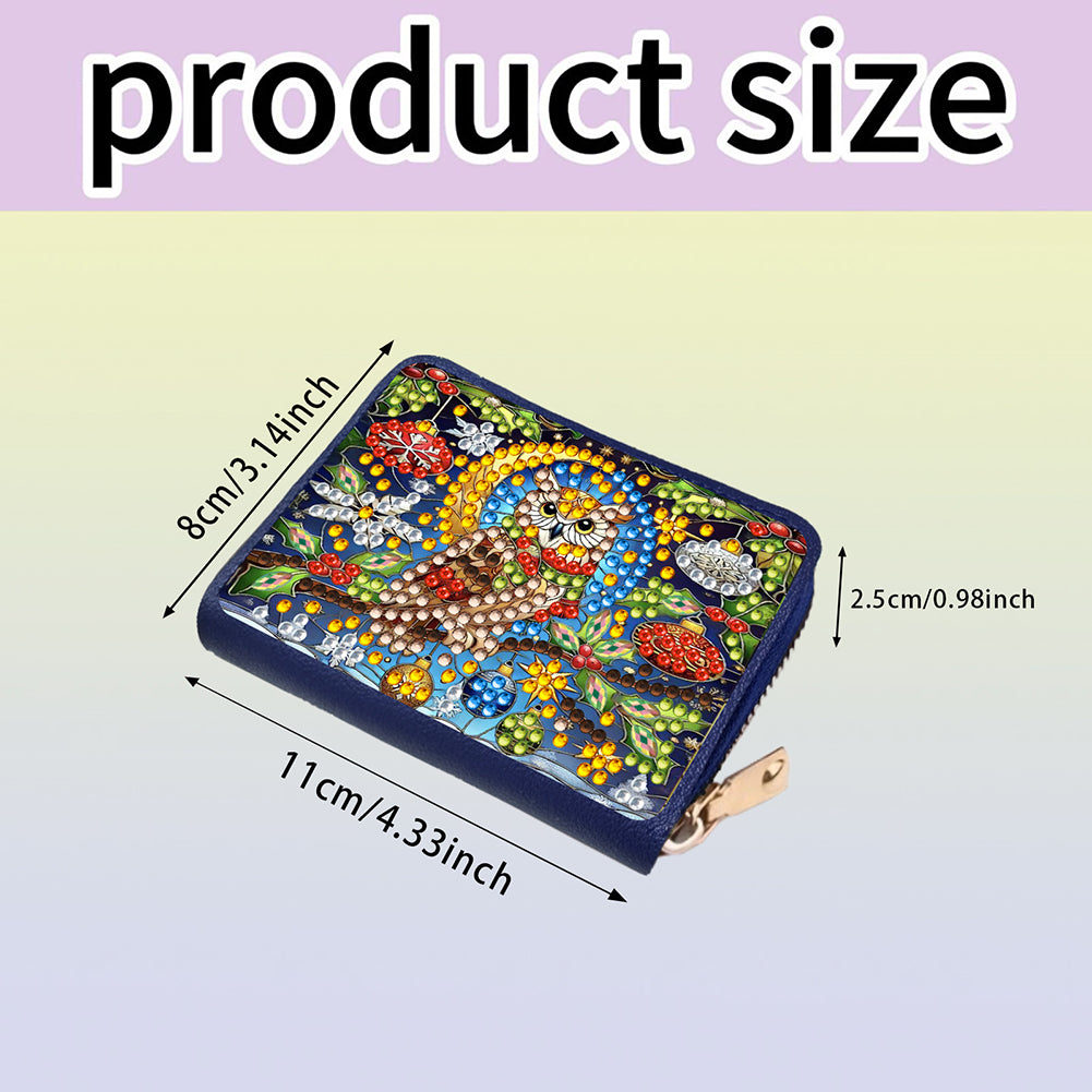 DIY Diamond Art Diamond Dot Card Pack 5D Diamond Painting Coin Pouch Craft Gift