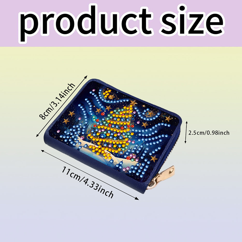 DIY Diamond Art Diamond Dot Card Pack 5D Diamond Painting Coin Pouch Craft Gift