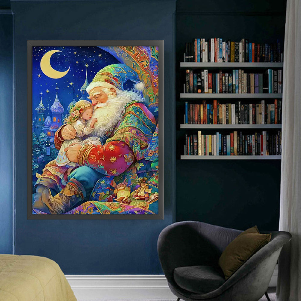 Santa Claus - 11CT Stamped Cross Stitch 50*63CM(Mona Lisa Brand)