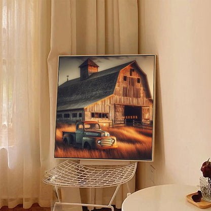Factory Classic Car - Full Round Drill Diamond Painting 40*40CM