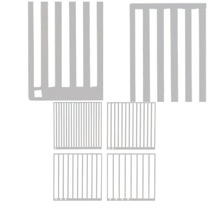4Pcs DIY Diamond Art Guide Ruler Rhinestone Positioning Grid Ruler Gift (Square)