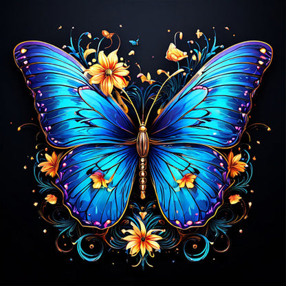 Butterfly - Full AB Round Drill Diamond Painting 40*40CM