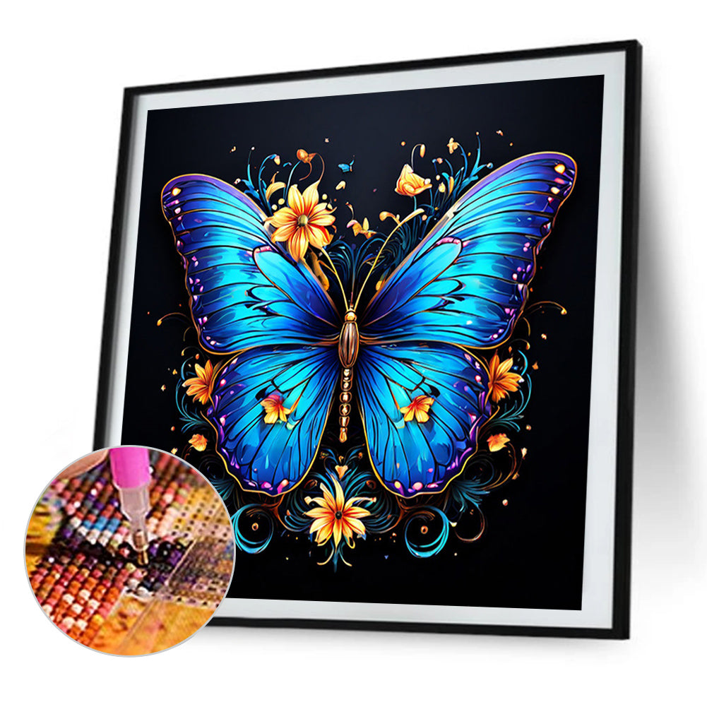 Butterfly - Full AB Round Drill Diamond Painting 40*40CM