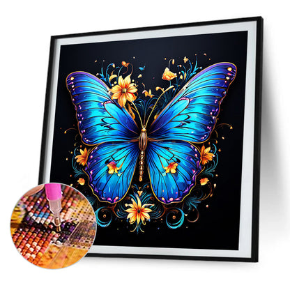 Butterfly - Full AB Round Drill Diamond Painting 40*40CM