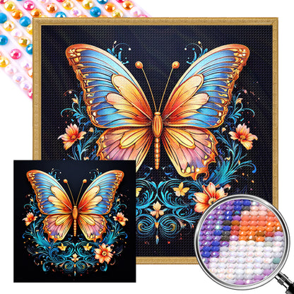 Butterfly - Full AB Round Drill Diamond Painting 40*40CM