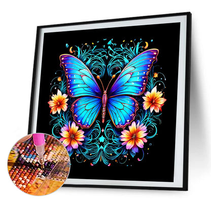 Butterfly - Full AB Round Drill Diamond Painting 40*40CM