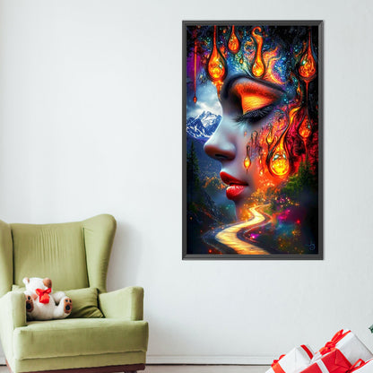 Daughter Of The Mountain God - Full AB Round Drill Diamond Painting 40*70CM