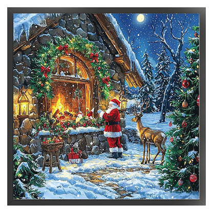 Christmas Eve - 11CT Stamped Cross Stitch 50*50CM
