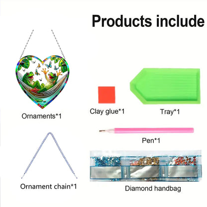 2D Flat DIY Diamond Art Pendant Diamond Painting Set Home Wall Decoration Crafts
