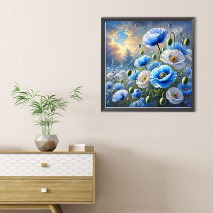 Flower - Full Round Drill Diamond Painting 30*30CM