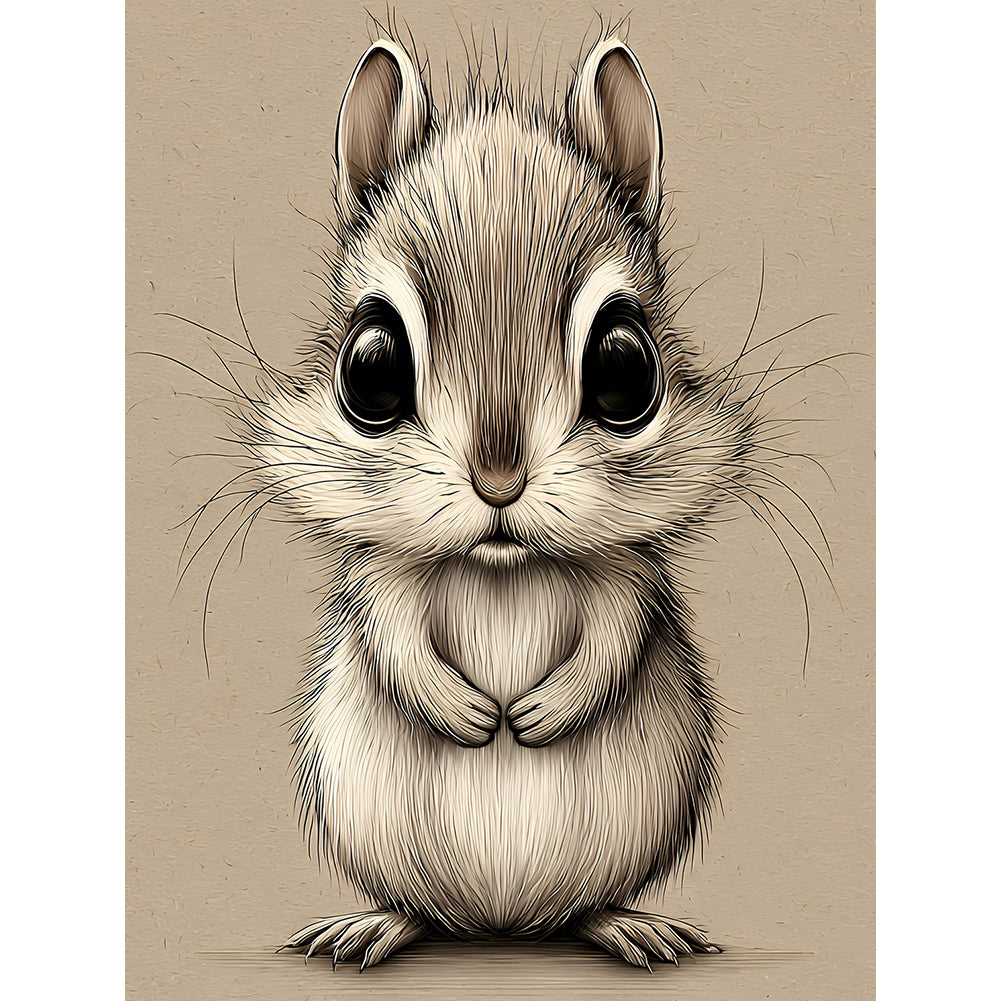 Rabbit - Full Round Drill Diamond Painting 30*40CM
