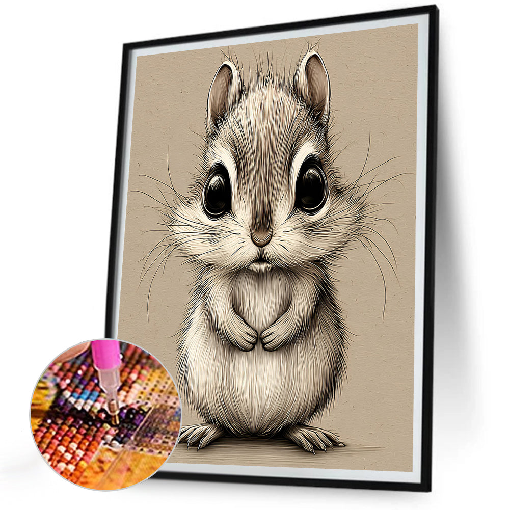Rabbit - Full Round Drill Diamond Painting 30*40CM