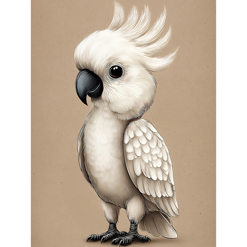 Parrot - Full Round Drill Diamond Painting 30*40CM