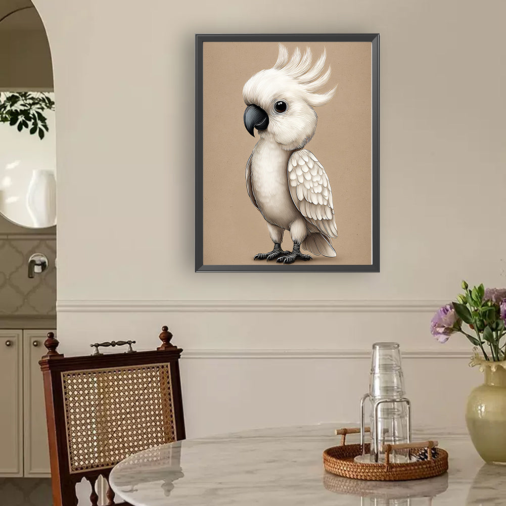 Parrot - Full Round Drill Diamond Painting 30*40CM
