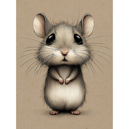 Mouse - Full Round Drill Diamond Painting 30*40CM