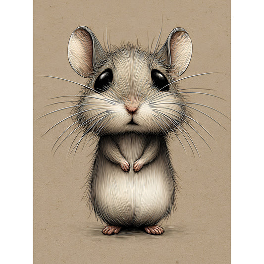 Mouse - Full Round Drill Diamond Painting 30*40CM