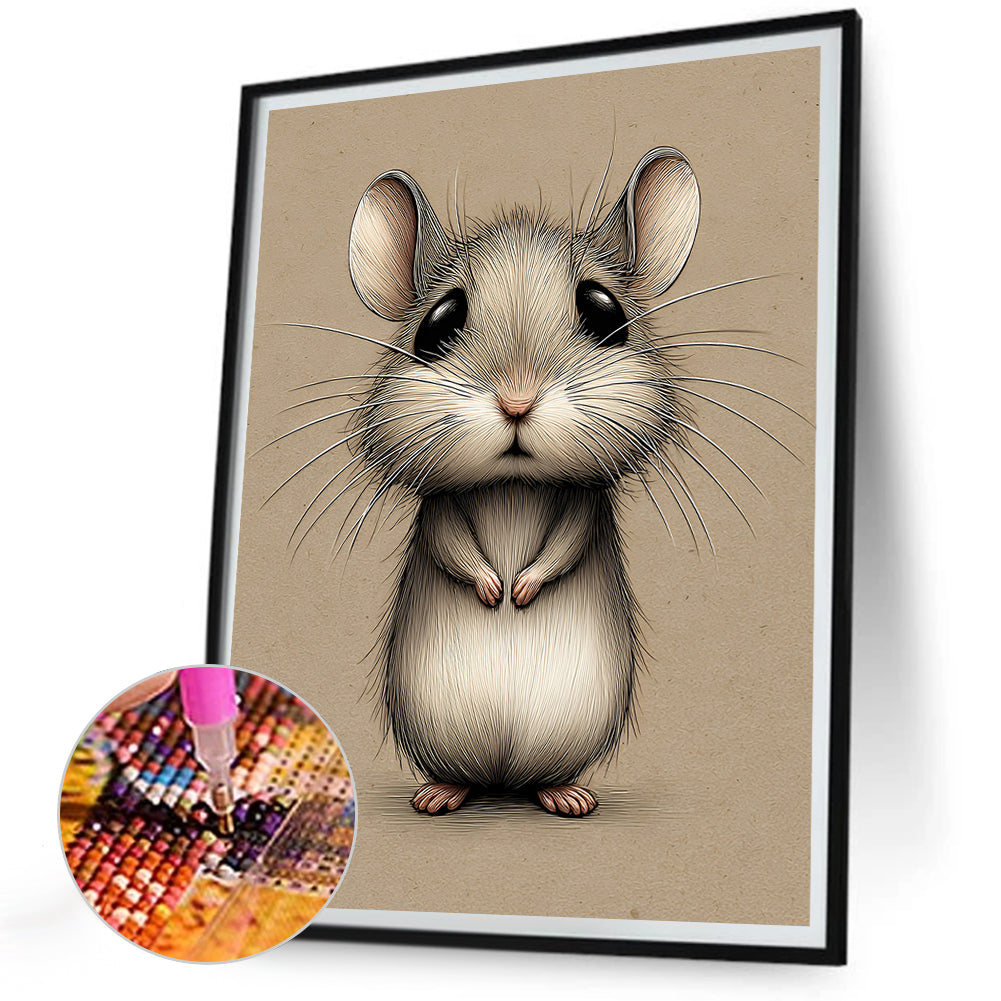 Mouse - Full Round Drill Diamond Painting 30*40CM