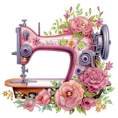 Sewing Machine - Special Shaped Drill Diamond Painting 30*30CM