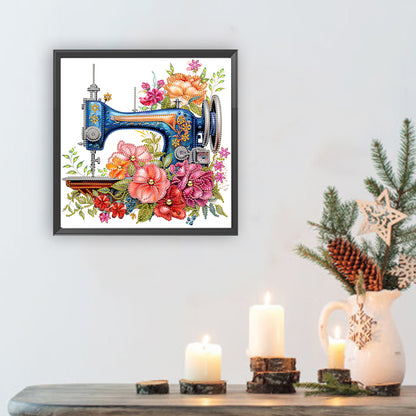 Sewing Machine - Special Shaped Drill Diamond Painting 30*30CM