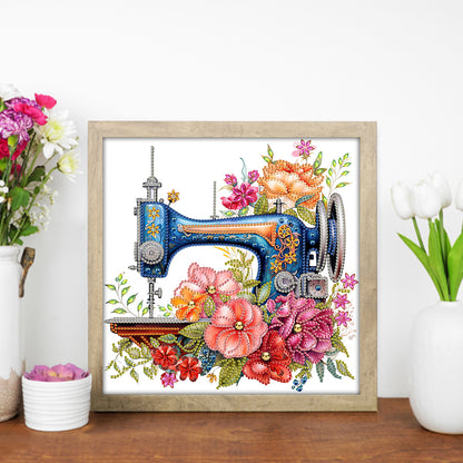 Sewing Machine - Special Shaped Drill Diamond Painting 30*30CM