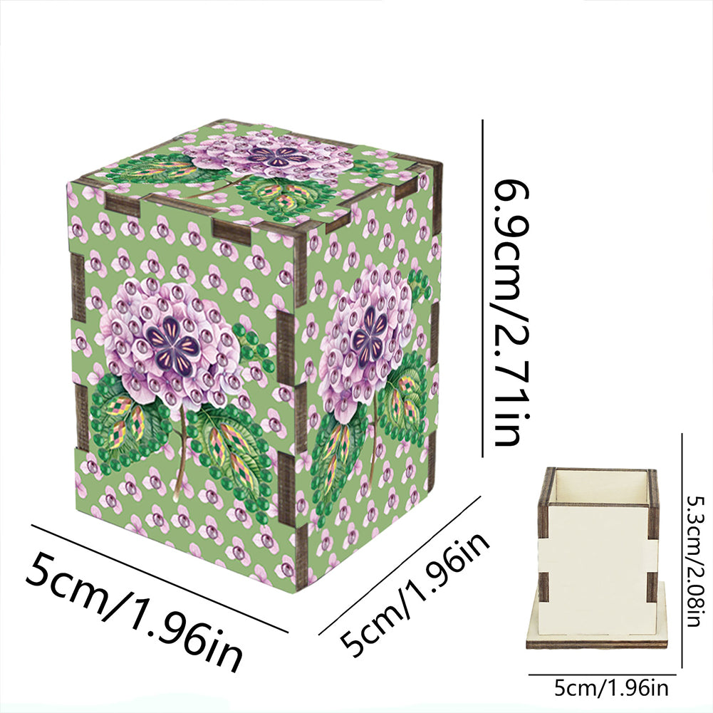 5D DIY Diamond Art Handmade Toothpick Holder Rhinestone Decorative Toothpick Box