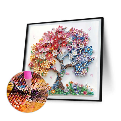 Quilling Tree Of Life - Special Shaped Drill Diamond Painting 30*30CM