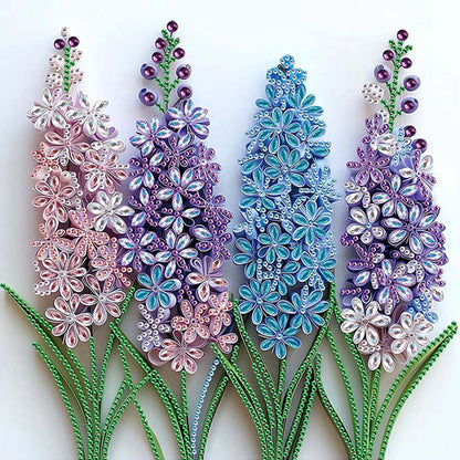 Quilling Lavender - Special Shaped Drill Diamond Painting 30*30CM