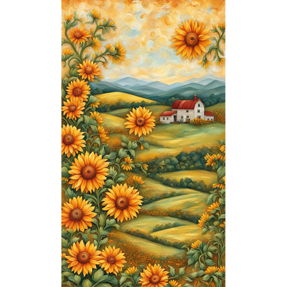 Rural Scenery - Full Round Drill Diamond Painting 40*70CM