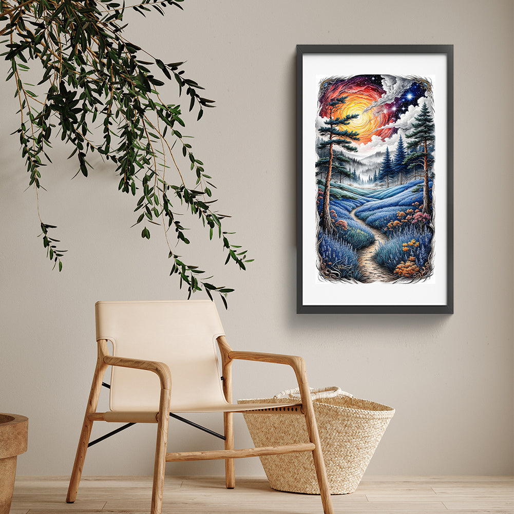 Forest - Full Round Drill Diamond Painting 40*70CM