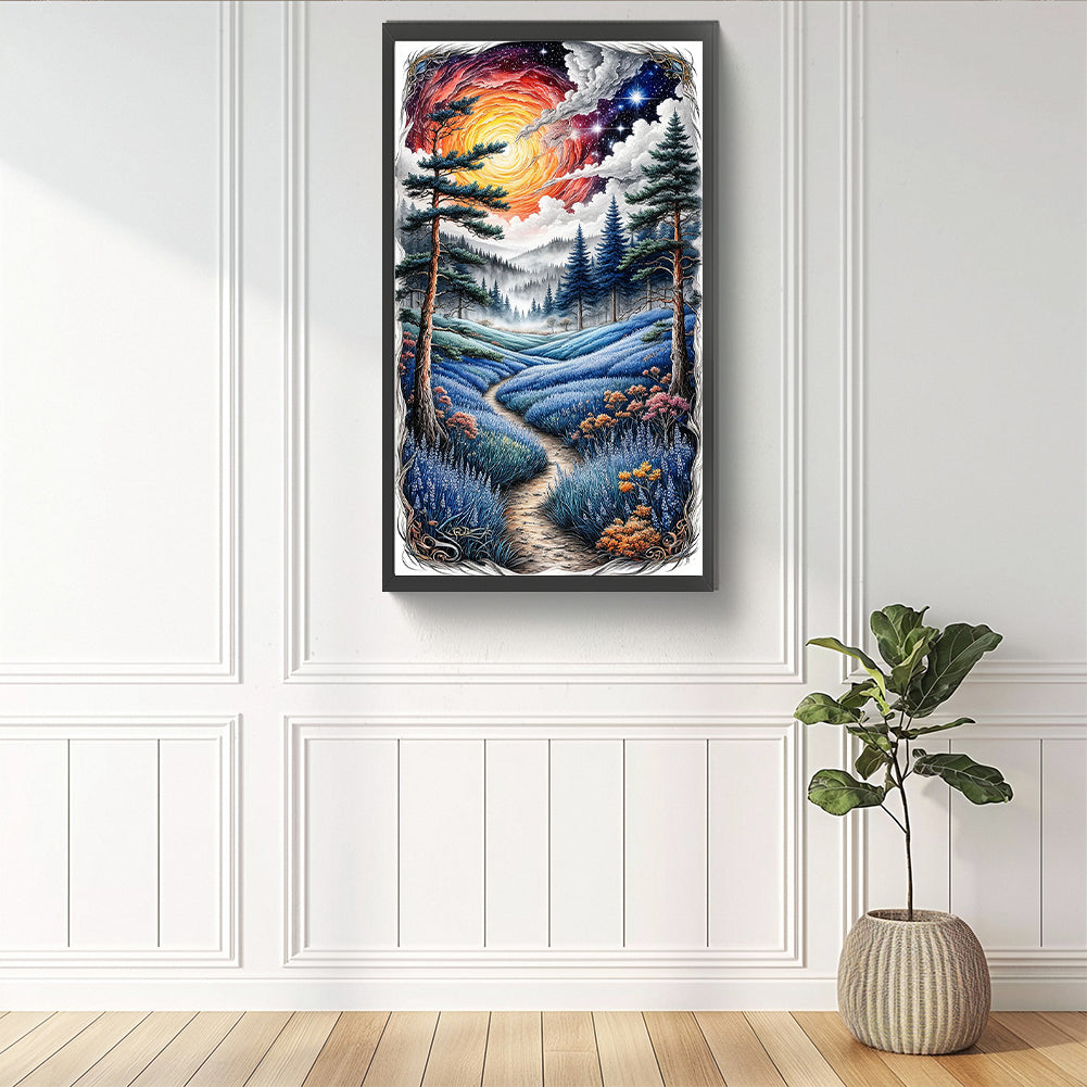 Forest - Full Round Drill Diamond Painting 40*70CM