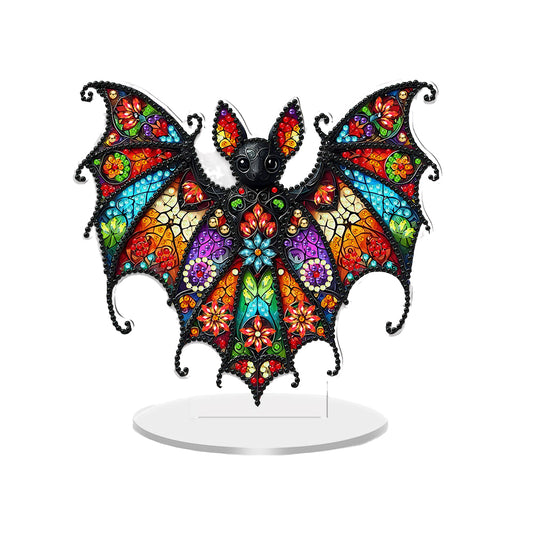 2D Flat Halloween DIY Diamond Painting 5D Desktop Ornaments Kit for Home Decor