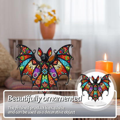 2D Flat Halloween DIY Diamond Painting 5D Desktop Ornaments Kit for Home Decor