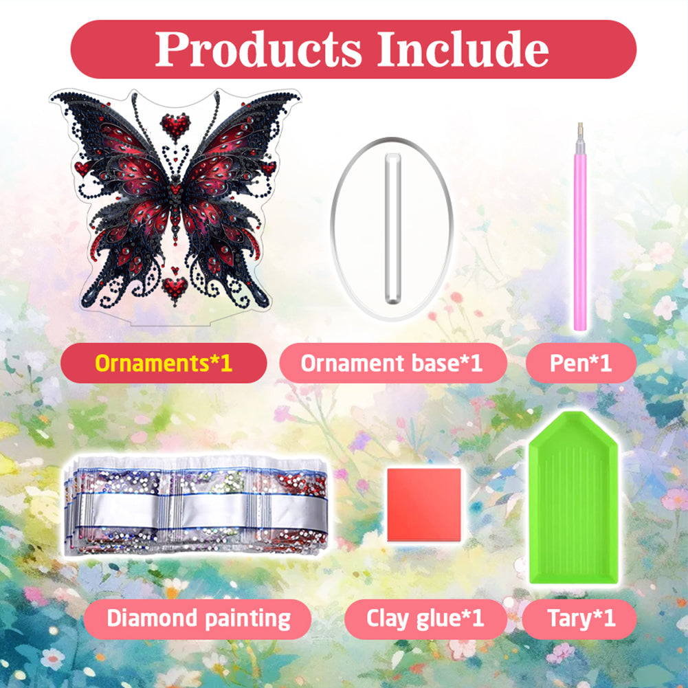 2D Flat Halloween DIY Diamond Painting 5D Desktop Ornaments Kit for Home Decor
