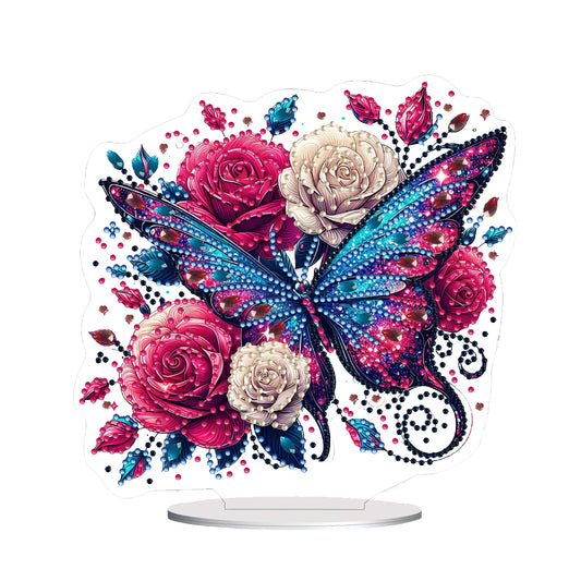 2D Flat Halloween DIY Diamond Painting 5D Desktop Ornaments Kit for Home Decor