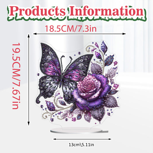 2D Flat Halloween DIY Diamond Painting 5D Desktop Ornaments Kit for Home Decor