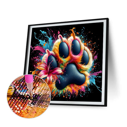 Cute Footprints - Full Round Drill Diamond Painting 30*30CM