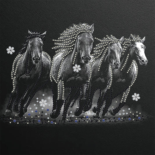 Horse - Special Shaped Drill Diamond Painting 30*30CM