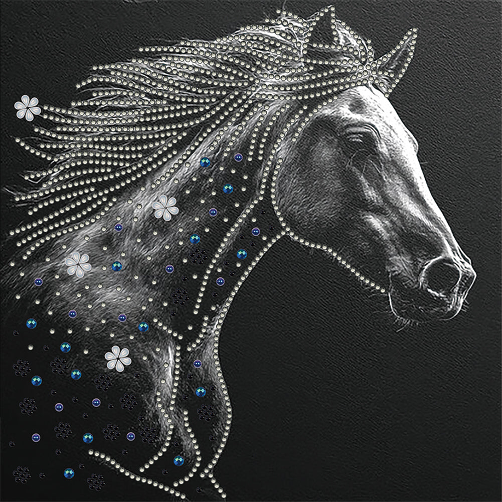 Horse - Special Shaped Drill Diamond Painting 30*30CM