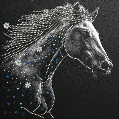 Horse - Special Shaped Drill Diamond Painting 30*30CM
