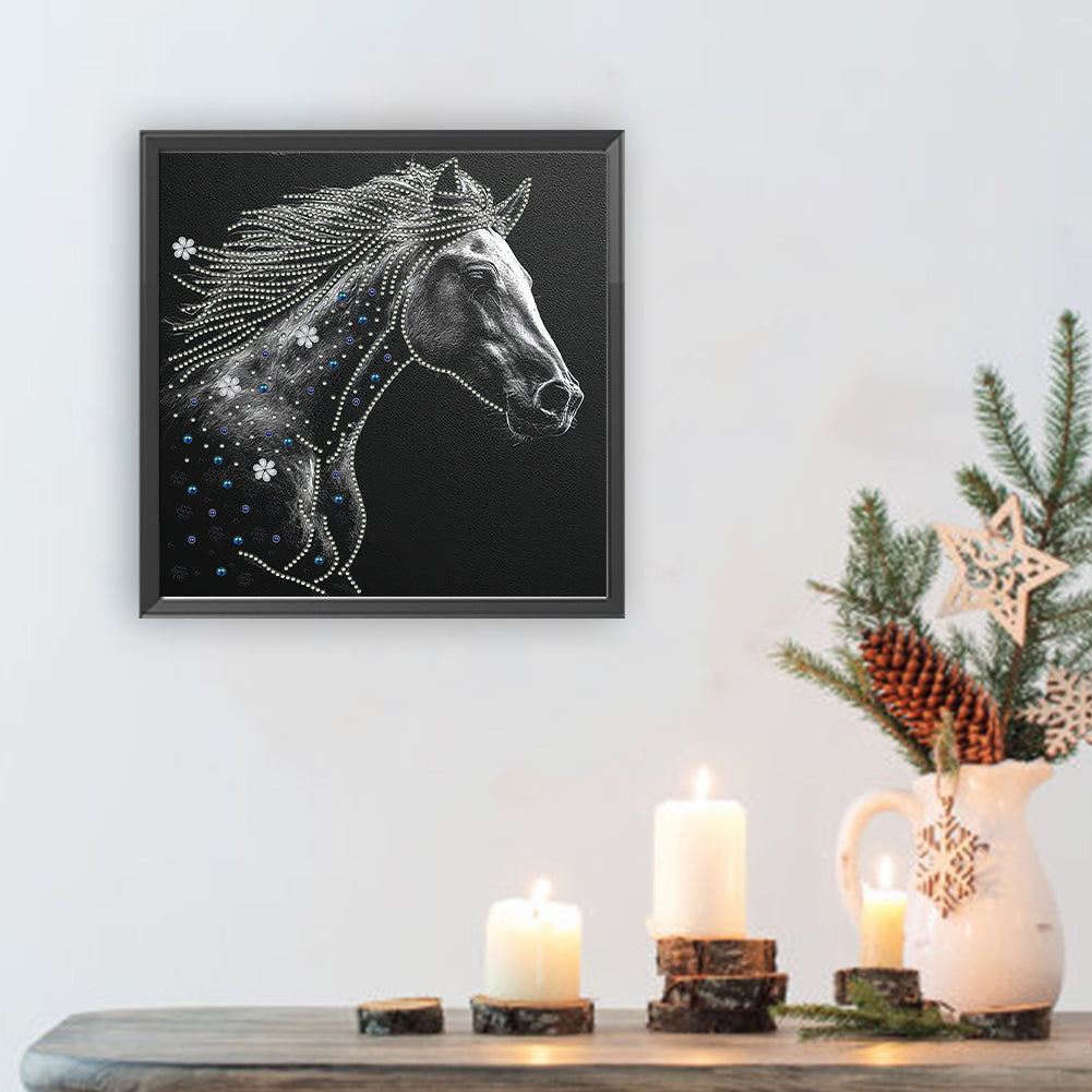 Horse - Special Shaped Drill Diamond Painting 30*30CM