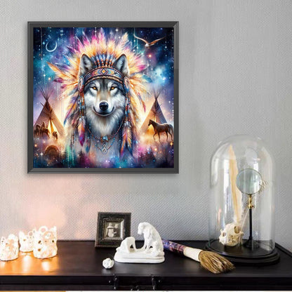 Wolf - Full Square Drill Diamond Painting 30*30CM