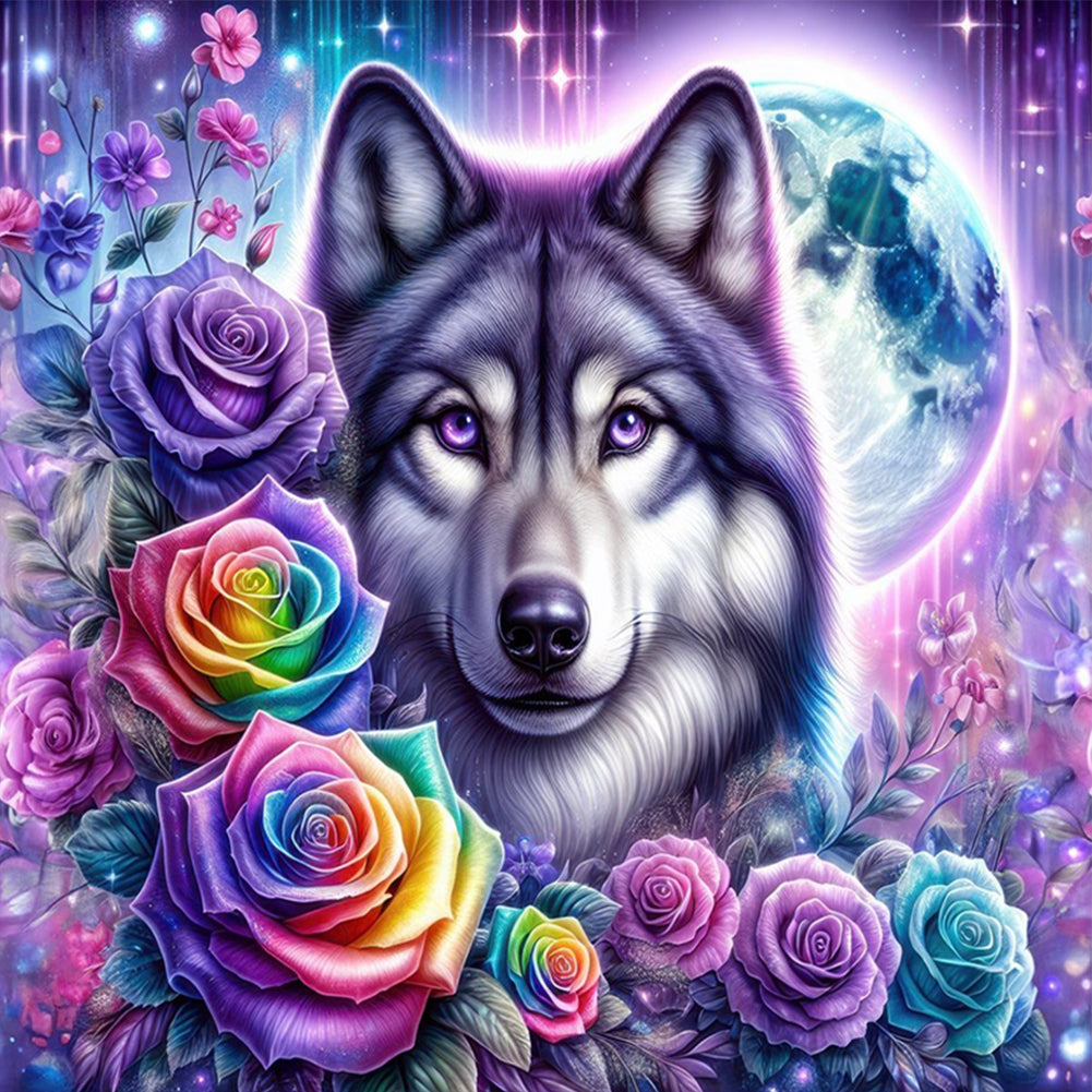Wolf - Full Square Drill Diamond Painting 30*30CM