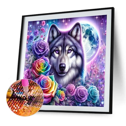 Wolf - Full Square Drill Diamond Painting 30*30CM
