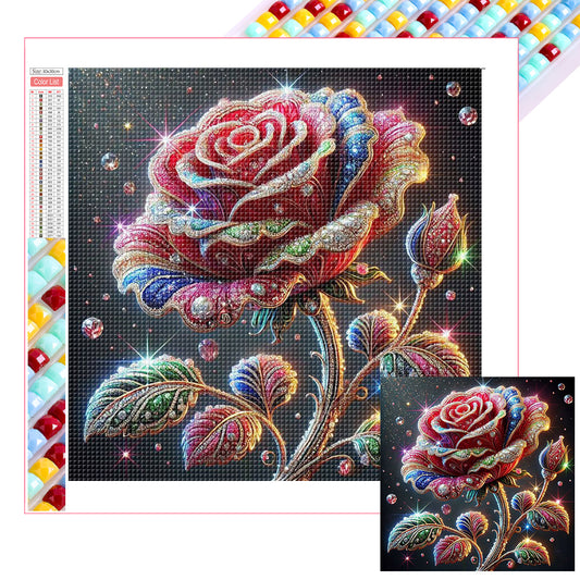Rose - Full Square Drill Diamond Painting 30*30CM