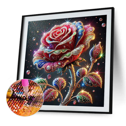 Rose - Full Square Drill Diamond Painting 30*30CM