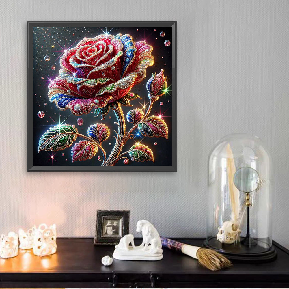 Rose - Full Square Drill Diamond Painting 30*30CM