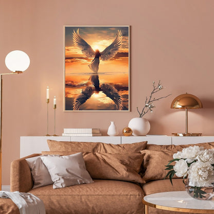 Angel Girl - Full Round Drill Diamond Painting 30*40CM